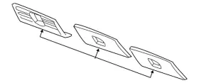 Xr3z-6306024-aab Ford Genuine Glove Box Door
