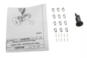 15825371 Gm Genuine Cylinder Kit-i/p Compt Dr Lk Uncoded