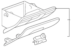 15951674 Gm Genuine Glove Box Assembly