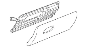 22680808 Gm Genuine Glove Box Door 22680808 Gm Genuine Glove Box Door