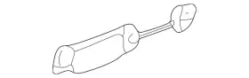 25684524 Gm Genuine Handle Assembly-i/p Compt Dr Lat Rel Md Dark Pewter