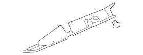 25829243 Gm Genuine Glove Box Frame