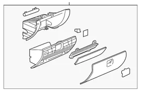 25924514 Gm Genuine Glove Box