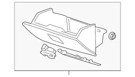 25962465 Gm Genuine Compartment Door