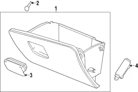 26547340 Gm Genuine Glove Box Assembly 26547340 Gm Genuine Glove Box Assembly