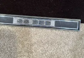 3922828 Gm 1968 Chevelle Ss396 Upper Glove Box Dash Trim Plate Molding Chevrolet Oem