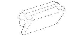 42389793 Gm Genuine Very Dark Pewter Instrument Panel Compartment Door Latch