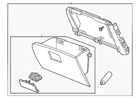 42800469 Gm Genuine Glove Box Assembly 42800469 Gm Genuine Glove Box Assembly