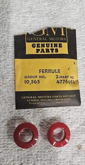4776682 Gm Nos Chevrolet Red Door Lock Rod Ferrule 2 Oem