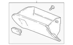 84378877 Gm Genuine Glove Box