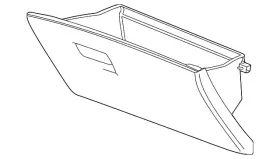 84902420 Gm Genuine Glove Box Door