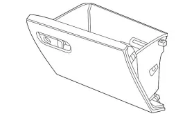 84958952 Gm Genuine Dark Atmosphere Instrument Panel Compartment Door