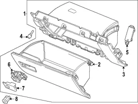 86526426 Gm Genuine Glove Box Assembly