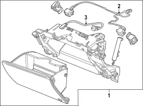 87821172 Gm Genuine F Actuator