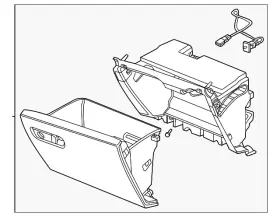 87842967 Gm Genuine F Compartment