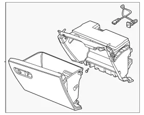 87842970 Gm Genuine F Compartment