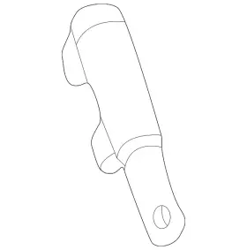 88970545 Gm Genuine Glove Box Assembly Stopper