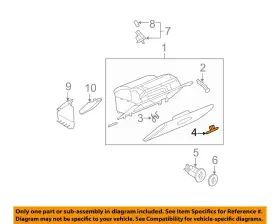 15823913 Gm Oem Pontiac 06-08 Grand Prix Glove Box-handle Latch