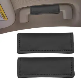 Habnvuon Qph-g-1262 2pcs Car Grab Handle Cover Protector Anti-scratch Black