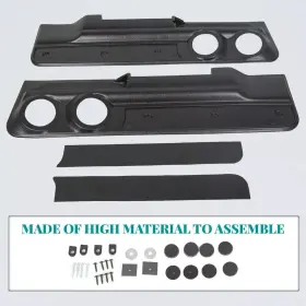 Gnt56215162 Hecasa For 78-88 Monte Carlo Malibu El Camino Cutlass Regal 2-speaker Door Panel Set
