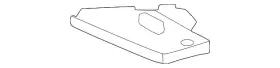 71104-t20-a00 Honda Genuine Lower Support Lid