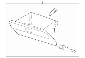 77500-tm8-a01zb Honda Genuine Glove Box