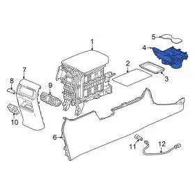 834113b4h21za Honda Oe Console Cup Holder