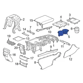83413t90a44za Honda Oe Console Cup Holder