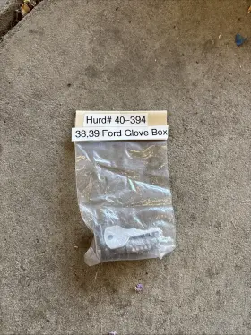 40-394 Hurd 1938 And 1939 Ford Glove Box Lock Nos Oem B&s Part #80710 #40-394