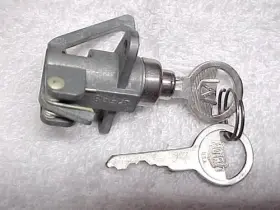 41-794 Hurd 20 Nos Ford Fomoco 1949 Glove Box Locks With Keys - Dealer Lot