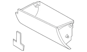 84510-3x150-ras Hyundai Genuine Glove Box Door
