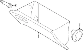 84510-r6000-yth Hyundai Genuine Glove Box