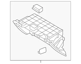 84540-c2020-tgg Hyundai Genuine Glove Box Housing