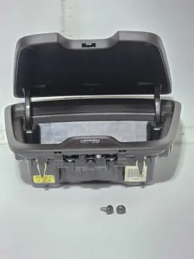 U107324811 Hyundai 2013-2018 Santa Fe Sport Upper Dash Storage Compartment Center Brown Oem