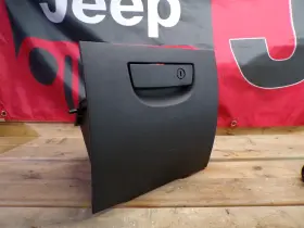 260.ch9208 Jeep Jk Wrangler Oem Glove Box Door Black With Key 2007-2010 Free Shipping