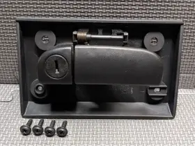 55115172-1 Jeep 1997-2006 Wrangler Glove Box Latch Compartment Handle Lock Black Oem