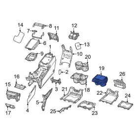 68541931ac Jeep Oe Front Console Cup Holder