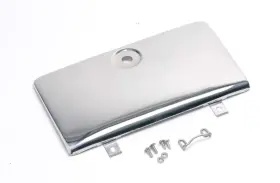 30526 Kentrol For Jeep Cj Glove Box Door Use With Oe Key Lock 72-86 Polished Silver