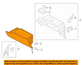 84510c6000wk Kia Oem 16-20 Sorento Instrument Panel Glove Box-glove Box