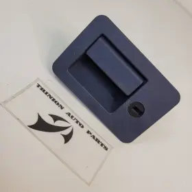F3ab5406004 Lincoln 1990-1997 Town Car Glove Box Latch Lock Handle Blue With Screws Oem