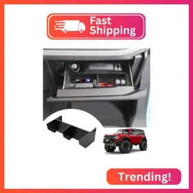 Ft22042601 Mabett Glove Box Dividers Organizer For Ford Bronco Accessories 2021 2022 2023 2