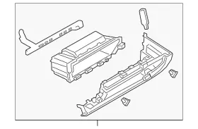 Bdts-64-260-02 Mazda Genuine Glove Box Assembly