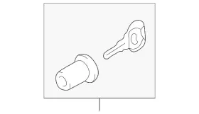 Bg1n-76-250b Mazda Genuine Lock Cylinder