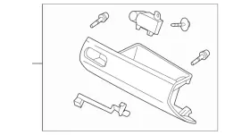 Eg23-64-030a-34 Mazda Genuine Glove Box Assembly