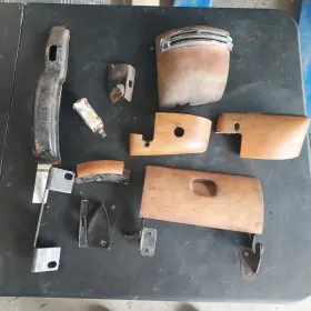Mercedes-benz 180 689 07 83 Ponton 220s W180 Small Glove Box Door Wooden And Brackets