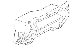 203-680-29-91 Mercedes-benz Genuine Glove Box