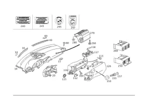 203-689-02-14 Mercedes-benz Genuine Holder