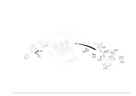 205-890-01-00 Mercedes-benz Genuine Housing Perfume Atomizer