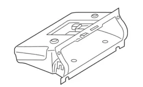 215-680-11-91 Mercedes-benz Front Glove Box- For Cl500 Cl600 Cl55amg And Cl65amg