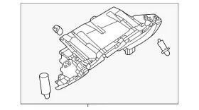 68522w021p Mitsubishi Genuine Glove Box Frame